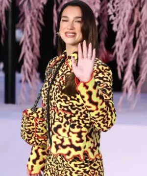 Dua Lipa 2026 Spring couture jacket stylish designer look inspired celebrity jacket