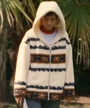 Everything Now 2023 Sophie Wilde printed hoodie women’s casual pullover graphic hoodie front view