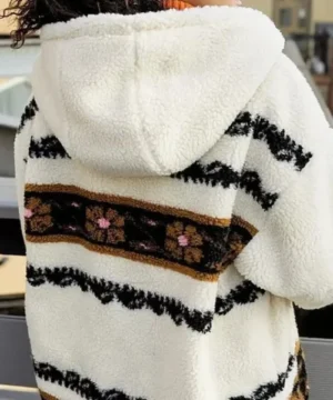 Printed hoodie inspired by Sophie Wilde in Everything Now 2023 comfortable everyday fashion hoodie