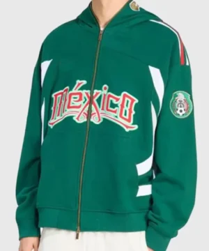Green Mexico World Cup hoodie comfortable everyday soccer fan hoodie