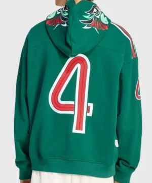 Mexico national team green hoodie World Cup supporter casual sportswear