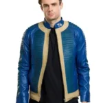 Fallout Vault Dweller Blue Leather Jacket