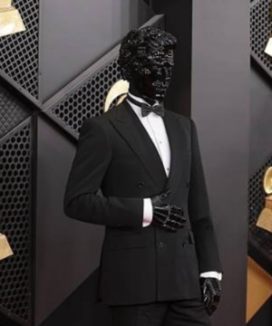Gesaffelstein red carpet blazer from the 68th GRAMMY Awards with refined cut and contemporary statement look