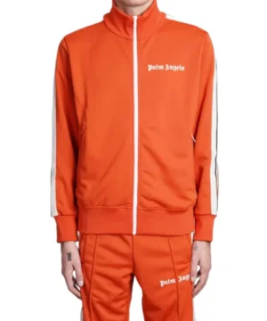 Grown-ish S06 Marcus Scribner orange tracksuit, trendy high-fashion celebrity streetwear