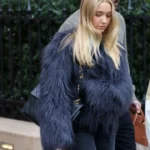 Harper Beckham Paris Fashion Week Jacket