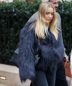 Harper Beckham Paris Fashion Week jacket, stylish celebrity-inspired designer outerwear