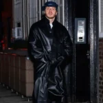NYC 2026 Jack Harlow Black Leather Coat