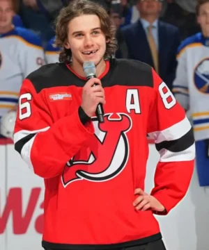 Jack Hughes Buffalo Sabres vs New Jersey Devils Jersey NHL game replica hockey jersey for men