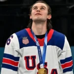 Jack Hughes Winter Olypics Team USA Ice Hockey Jersey
