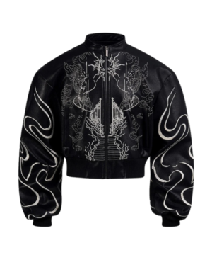 Celebrity-style Jason Derulo jacket showcasing sleek silhouette and contemporary concert outfit look