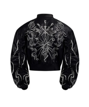 Jason Derulo inspired Utilita Arena Cardiff jacket designed with statement details and versatile streetwear wear