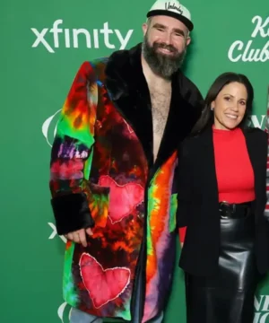 “Official Jason Kelce New Heights coat, trendy party coat perfect for fan apparel and fashion enthusiasts.”