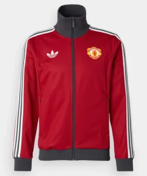 Manchester United Jason Momoa jacket showcasing a modern athletic look and premium casual outerwear appeal