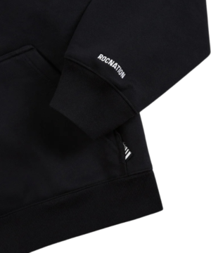 Celebrity Jay-Z black hoodie worn at Super Bowl LX showcasing iconic hip-hop meets sports culture design