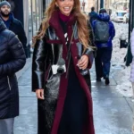 Leslie Grace NYC Black Leather Coat