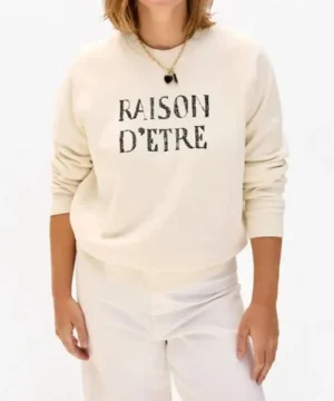 Shrinking S03 Christa Miller Raison D’etre sweatshirt, trendy celebrity TV series apparel