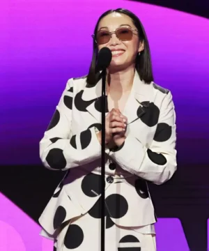 Lulu Wang Film Independent Spirit Awards 2026 blazer featuring a refined, celebrity-inspired red carpet look