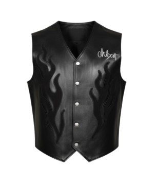 MGK red carpet black vest with contemporary cut and premium celebrity outfit styling