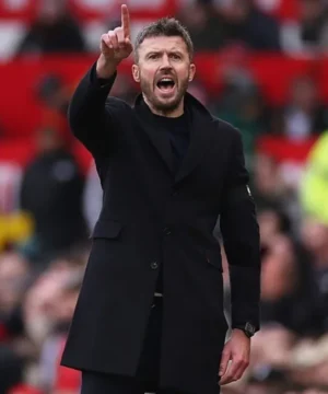 Michael Carrick West Ham United vs Manchester United coat featuring classic football rivalry design and premium outerwear