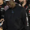 NASCAR Cup Series Daytona 500 Michael Jordan hoodie black racing hoodie with logo graphics front view