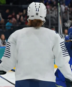 “Official Team France Winter Olympics 2026 jersey, premium fan shirt featuring French flag colors and logo.”