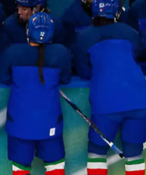 “Italy national team Winter Olympics 2026 jersey with modern performance fabric and Olympic-style detailing.”