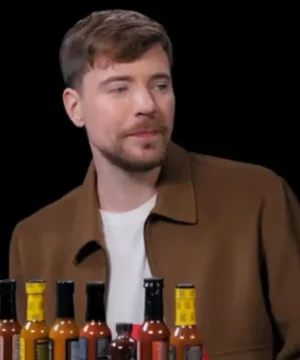 MrBeast inspired Hot Ones jacket designed with eye-catching details and versatile everyday wear