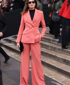 Nievez Alvarez Paris Fashion Week 2026 suit, elegant celebrity-inspired high-fashion tailoring