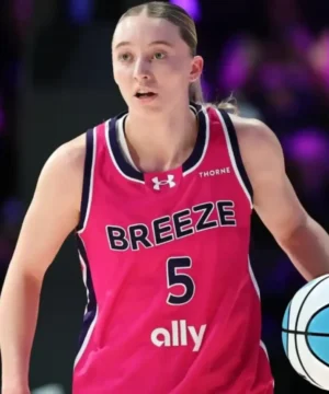 Paige Bueckers BREEZE jersey featuring bold player graphics and premium basketball fan apparel styling