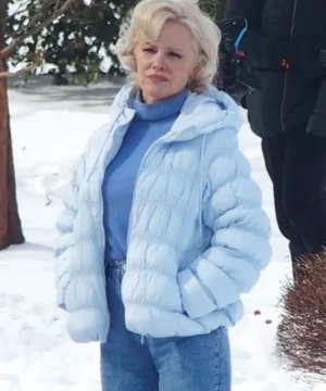 Somedays 2026 Pamela Anderson quilted jacket, trendy high-fashion celebrity winter coat