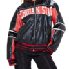 Petite Oversized Graphic Baseball Bomber Jacket women’s sporty varsity style streetwear outerwear