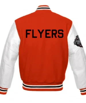 Official Philadelphia Flyers NHL Stadium Series jacket showcasing sleek silhouette and fan apparel styling