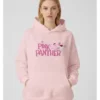 Pink Panther printed hoodie featuring bold graphic design and casual streetwear style