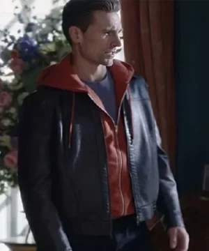 Celebrity inspired Andrew W. Walker leather jacket classic men’s fashion jacket movie wardrobe