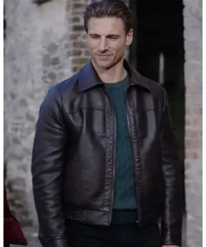 The Reluctant Royal Andrew W. Walker leather jacket men’s movie-inspired classic biker jacket