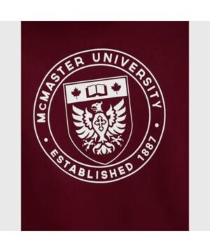 Celebrity-style OVO burgundy hoodie showcasing collegiate branding and comfortable casual outerwear