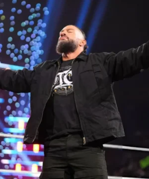 Monday Night RAW 2026 Roman Reigns jacket with modern fit, team graphics, and contemporary wrestling fashion appeal