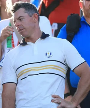 2025 Ryder Cup Rory McIlroy polo shirt with breathable performance fabric and sporty design