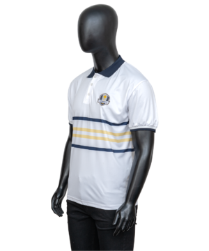 Rory McIlroy golf polo shirt from 2025 Ryder Cup with lightweight fabric and modern athletic look