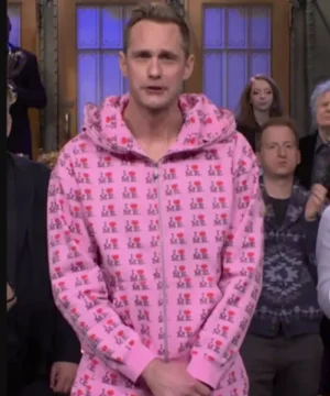 SNL Season 51 Alexander Skarsgård I Heart Me hoodie with modern fit, vibrant print, and TV-inspired fashion appeal