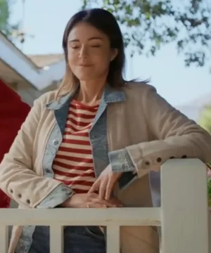 “Shrinking S03 Christa Miller coat showcasing a classic long silhouette and premium winter fabric.”