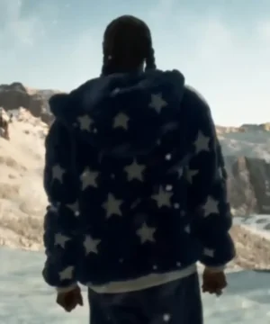 “Team USA hooded jacket worn by Snoop Dogg at Milano Cortina 2026 Olympics, premium fan apparel.”