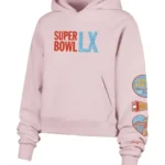 Super Bowl LX Crop Hoodie