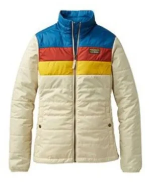 School Spirits S03 Sandra Nears rainbow jacket, trendy reality TV fashion statement jacket