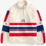 Team USA Quarter-Zip Sherpa Pullover