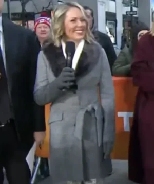 “Dylan Dreyer ombre coat from The Today Show 2026, stylish TV host inspired outerwear for fans.”