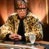 Lisa Rinna cheetah bomber jacket from The Traitors US Season 4, bold animal print TV show outfit