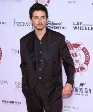 46th Critics’ Circle Film Awards Timothée Chalamet blazer with modern cut and premium celebrity fashion appeal