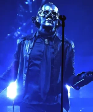 Tobias Forge Scotiabank Arena 2026 jacket featuring sleek concert-inspired styling and premium celebrity outerwear