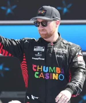 Tyler Reddick NASCAR Cup Series Daytona 500 jumpsuit racing driver suit full sponsor graphics front view